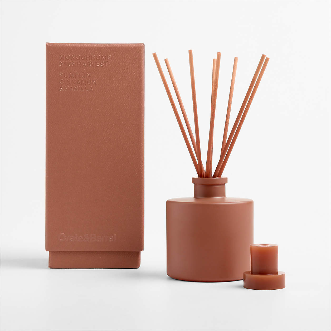 Monochrome No. 8 Harvest Diffuser - Pumpkin, Cinnamon, Vanilla + Reviews | Crate & Barrel | Crate & Barrel