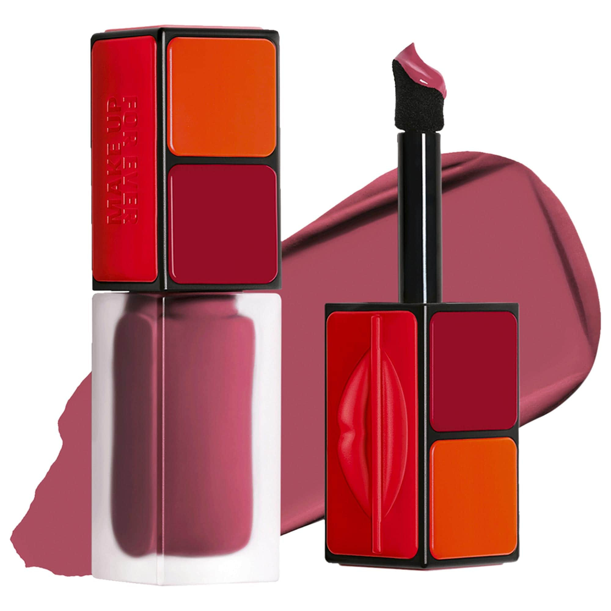 MAKE UP FOR EVER Artist Liquid Color Waterproof Liquid Blush for Lip + Cheek 808 Boundless Berry 0.2 oz/6 mL | Sephora (US)
