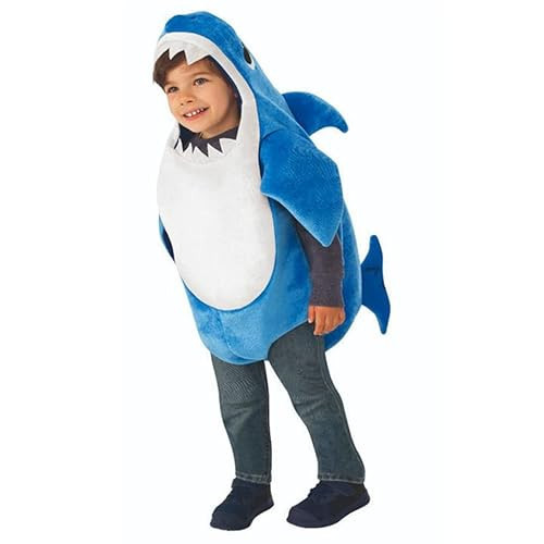 Plustrong Kids Shark Costume Halloween Costume Romper for Toddler Boys Girls (Shark daddy,4T) | Amazon (US)