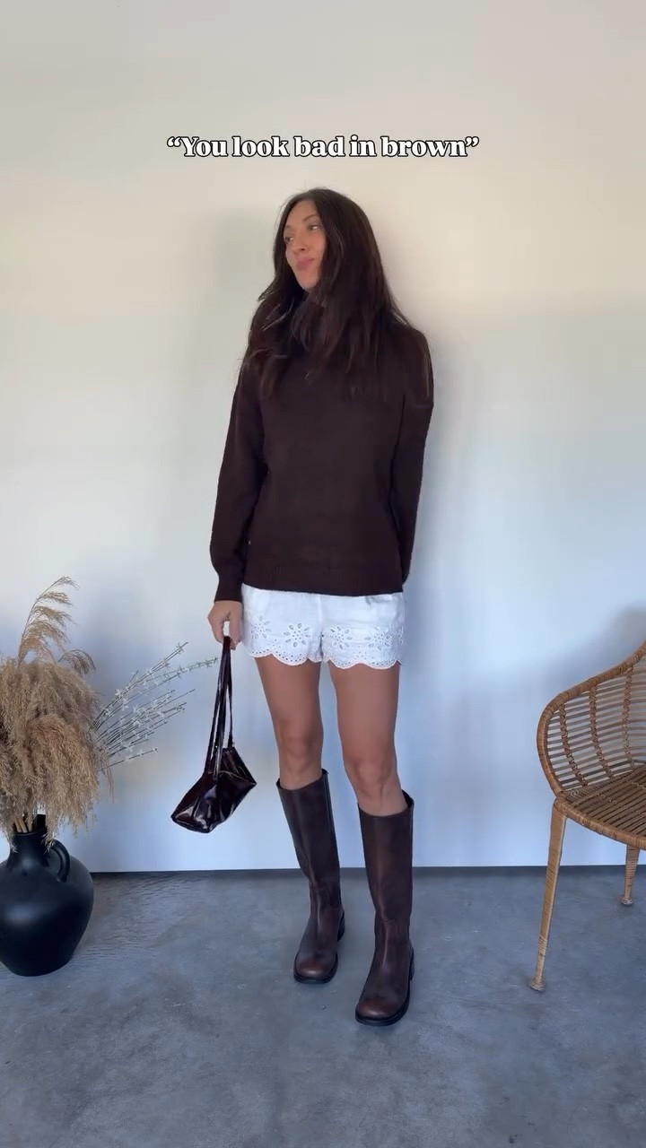 Wearing small chocolate brown sweater, medium short, the boots fit true to size

#LTKOver40 #LTKSeasonal #LTKootd