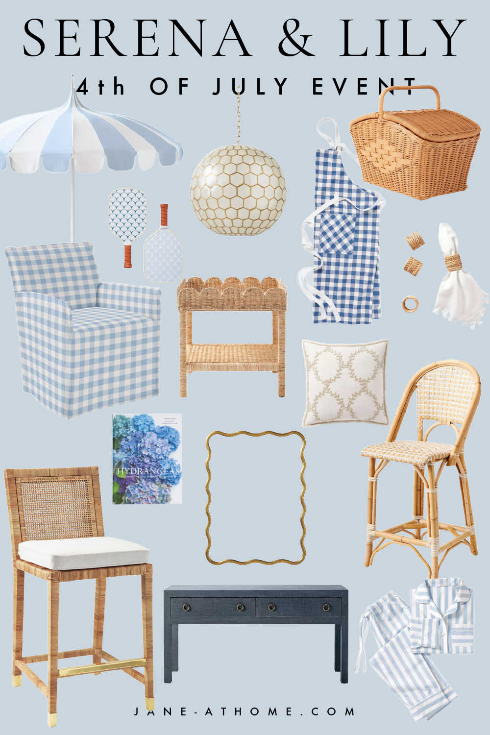 The Serena & Lily 4th of July sale is here, with up to 40% off everything and up to 70% off clearance! Here are a few Serena and Lily favorites, including counter stools, lighting, outdoor furniture, home accents, decor, and more! 





 

#LTKHome #LTKFindsUnder100 #LTKSaleAlert