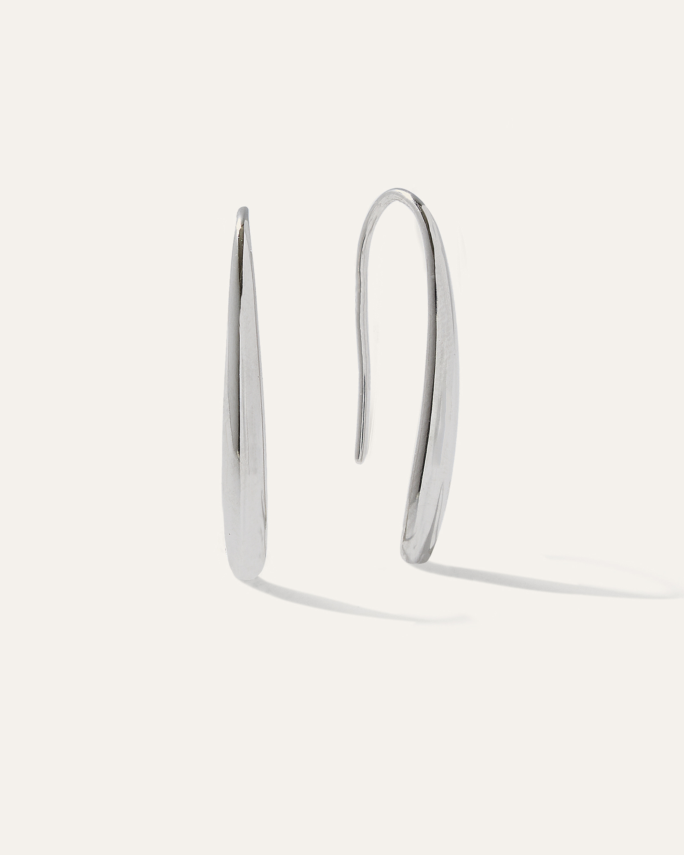 Quince | Women's Silver Threader Drop Earrings in Sterling Silver | Quince