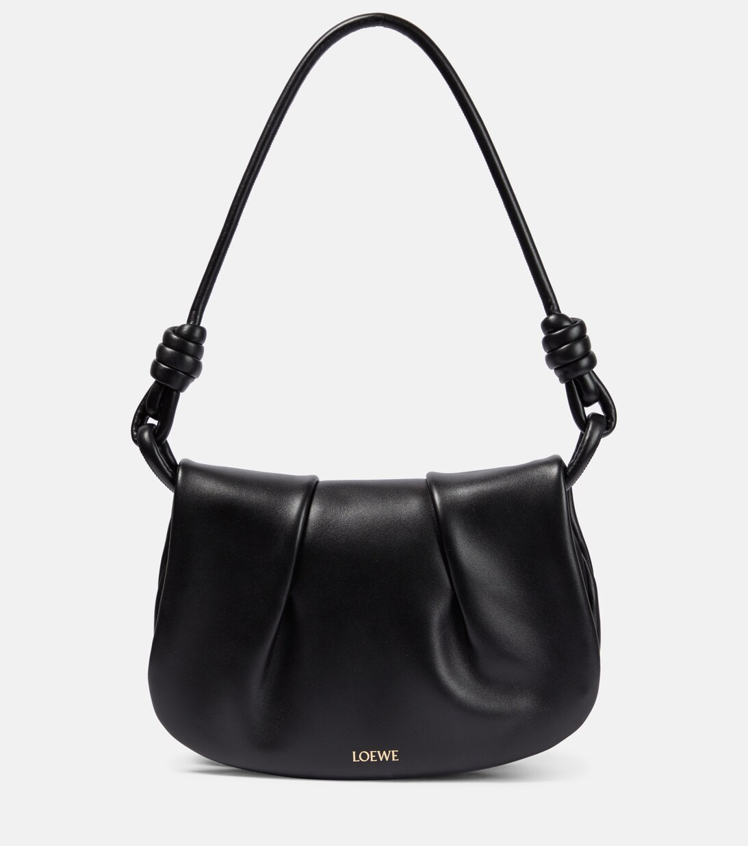 Knot leather shoulder bag | Mytheresa (US/CA)