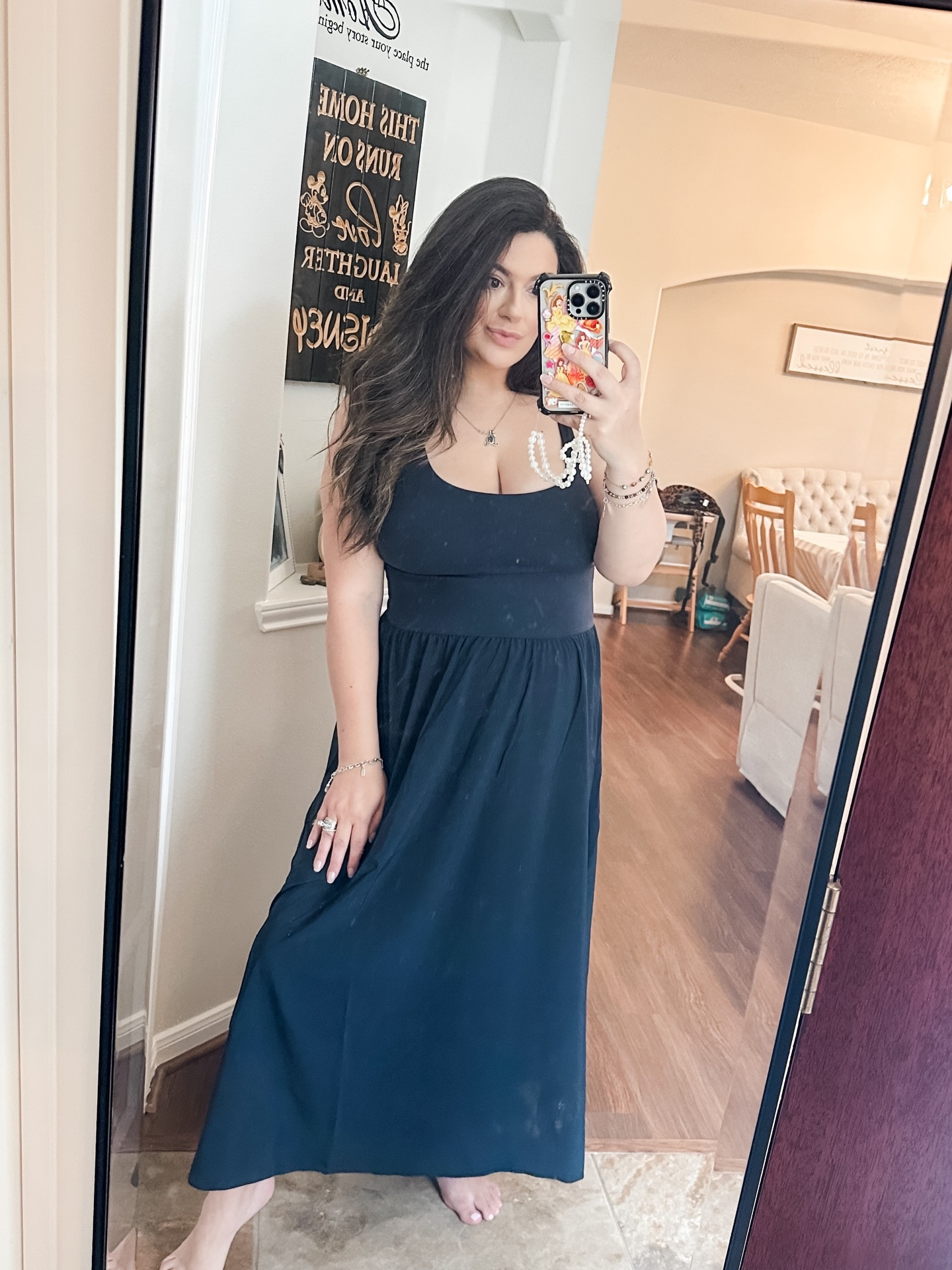 This athletic maxi is going to be a staple for spring and summer. Whether you’re looking for something to run errands in, run around the park or just hanging out with friends. It is also bum and postpartum friendly, and so far showing to be nursing friendly. 
The top is like a sports bra and has supported built in bra. And the bottom?! Dry wick material 😍 a moms dream. 
Need more details? Comment a heart ❤️ 

#amazonfinds #postpartumrecovery #momfinds #disneymoms