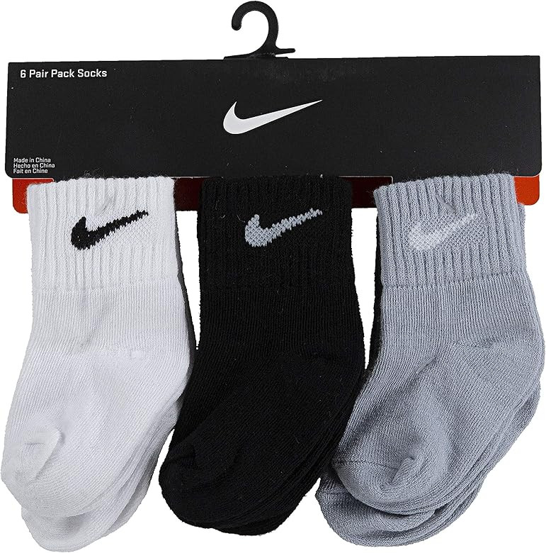 Nike Baby Ankle Gripper Socks (3 Pairs) | Amazon (US)