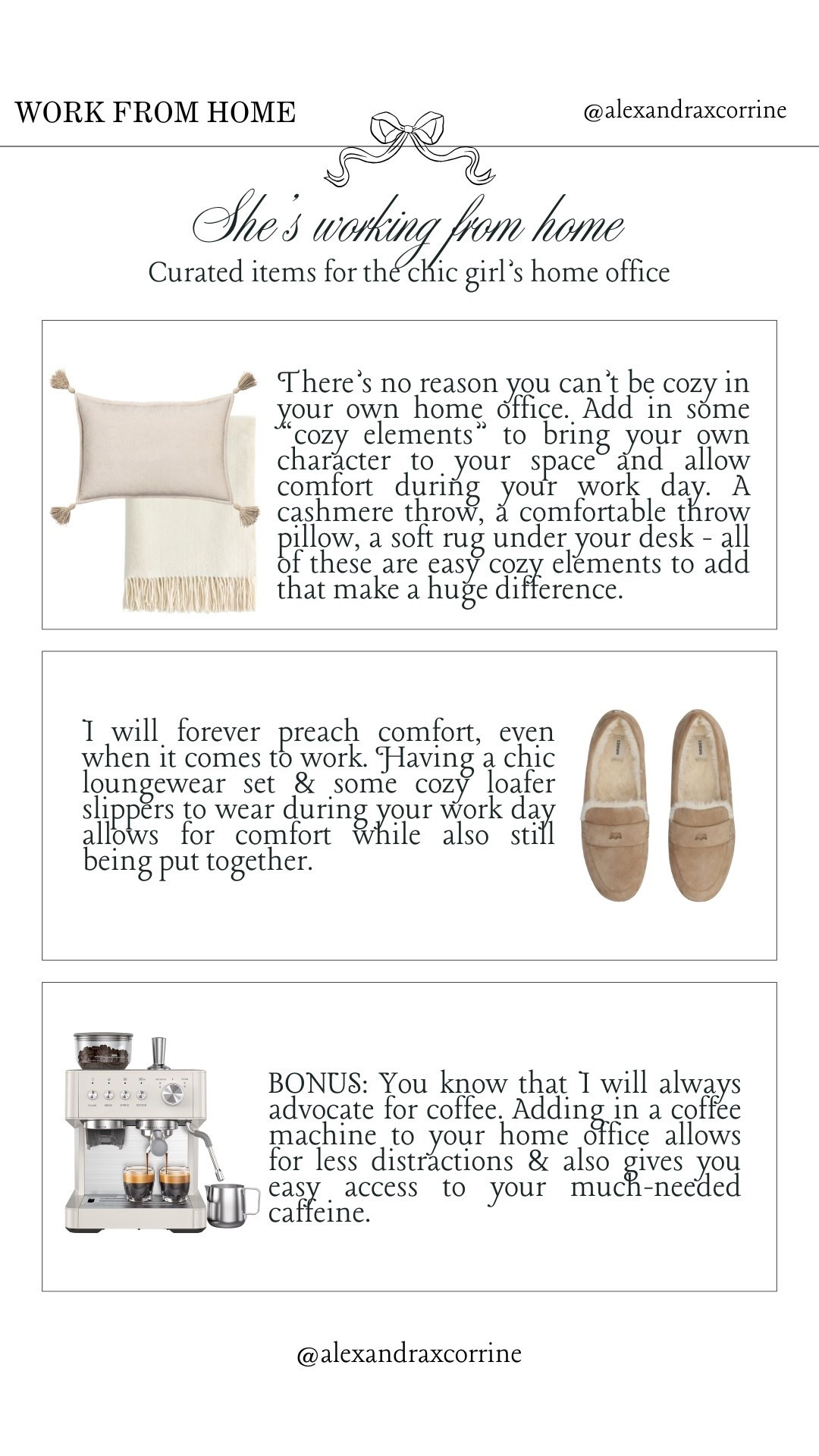 She’s working from home ☕️ curated items for the chic girl’s home office 🤍

Work from home, wfh, home office decor, home office styling, desk, desk chair, office furniture, chic elegant home decor, neutral home decor

#LTKHome