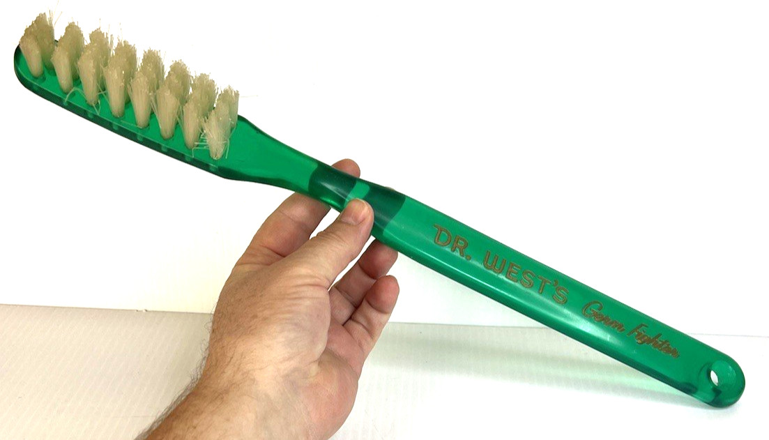 Dr. West's 1940's/50s Advertising Giant Store Display, Green, 17.5" Long | eBay | eBay US