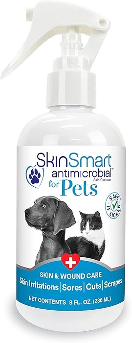 SkinSmart Antimicrobial Wound Care for Pets, Hypochlorous Acid Removes Bacteria to Promote Healin... | Amazon (US)