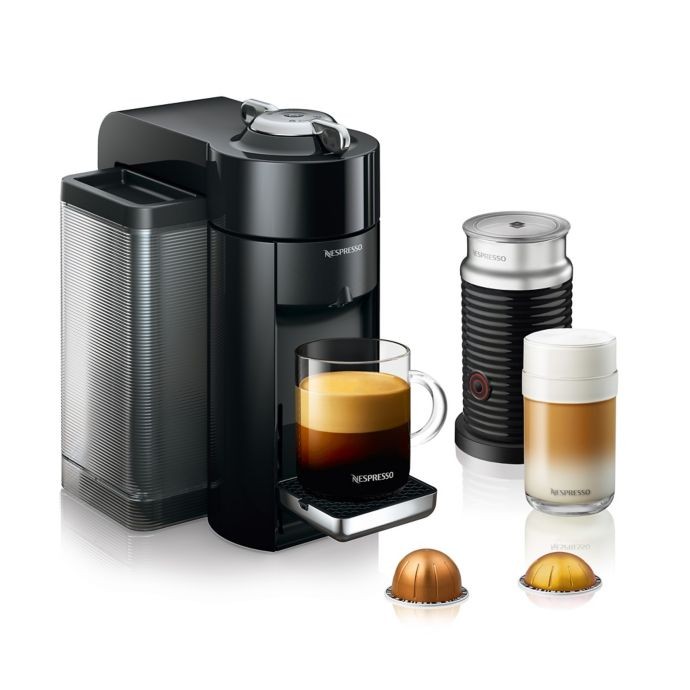 Nespresso® by De'Longhi Evoluo Coffee and Espresso Maker Bundle with Aeroccino Frother | Bed Bath & Beyond