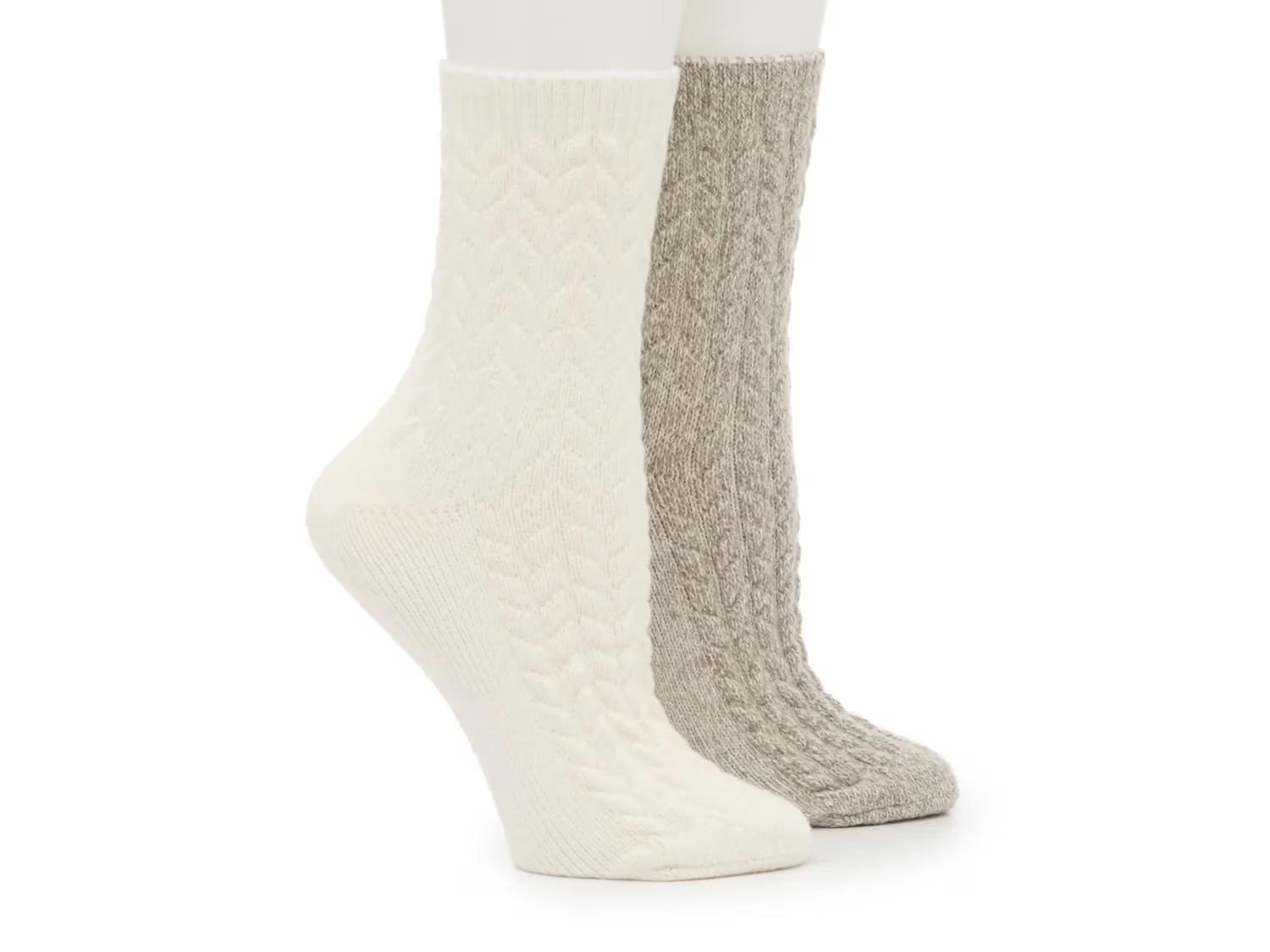 Bearpaw Chevron Anklet Ankle Socks 2 Pack | Women's | White | Size One Size | Socks | Crew | DSW