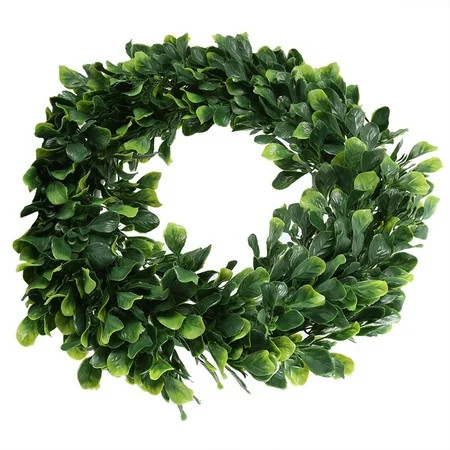 LYUMO Hanging Door Wreath, Hanging Wreath,40cm Door Hanging Wall Window Flower Green Leaf Wreath Hom | Walmart (US)