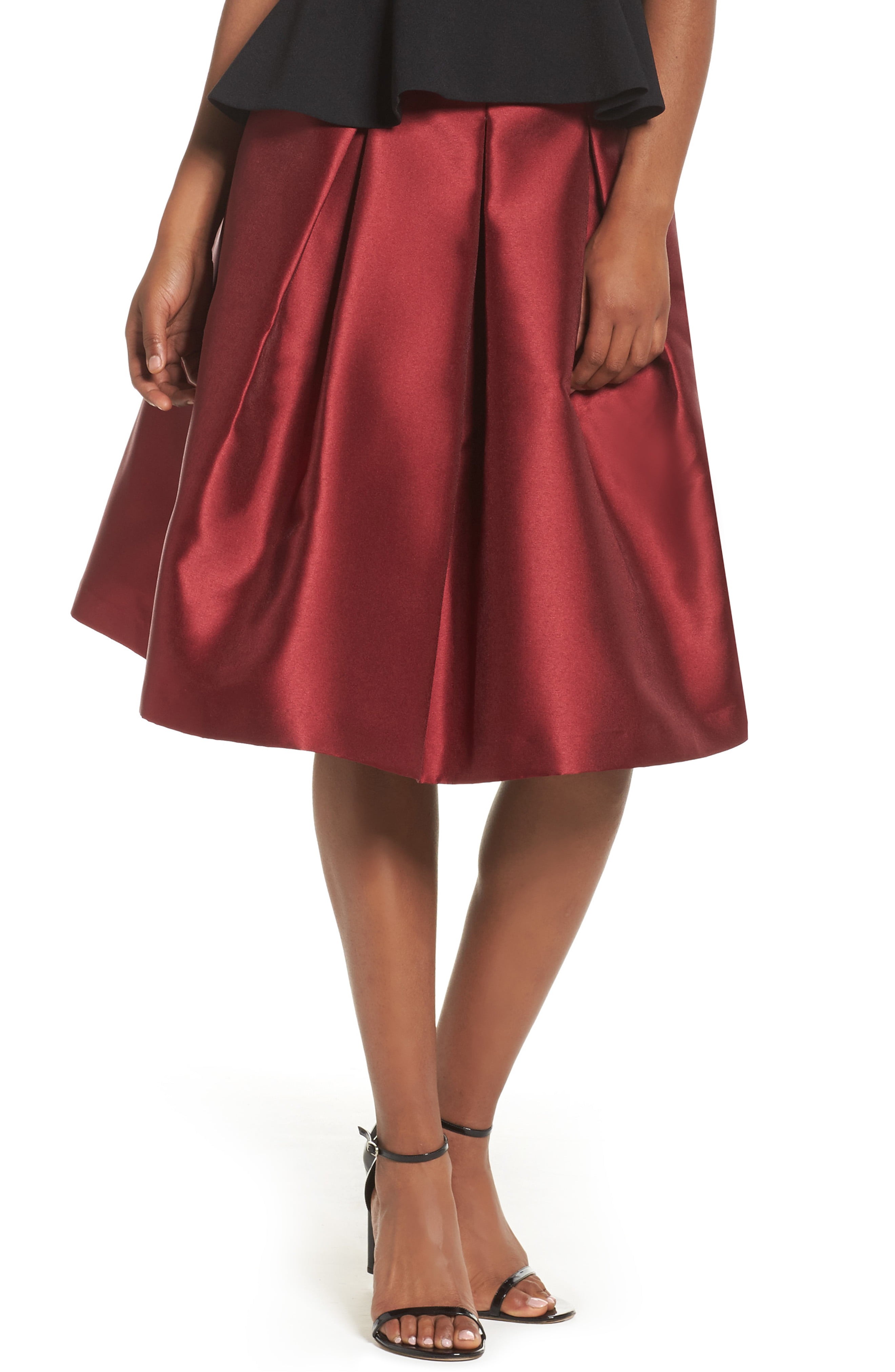 Pleated Mikado Skirt | Nordstrom