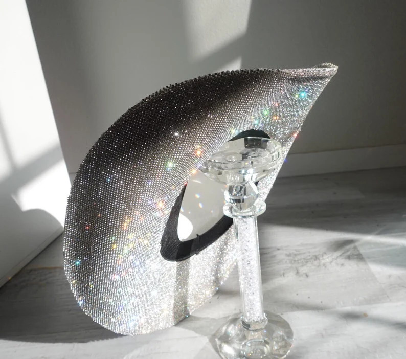 Rhinestone Cowgirl Hat. Bachelor Party. Glittery Shiny | Etsy | Etsy (US)
