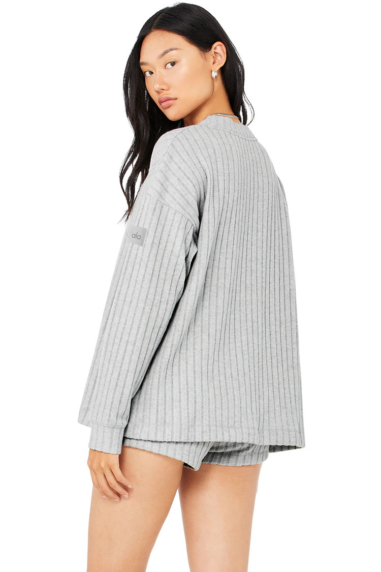 Ribbed Take Comfort Cardigan | Alo Yoga (US)