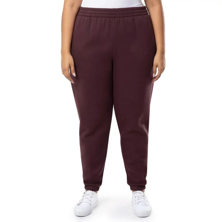 Terra & Sky Women's Plus Size Fleece Sweatpants, Sizes 0X-4X | Walmart (US)