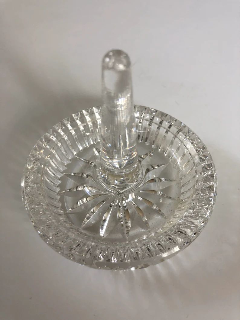 Vintage Glass Ring Dish | Etsy (US)
