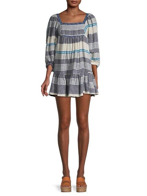 Striped Peasant Dress | Saks Fifth Avenue OFF 5TH