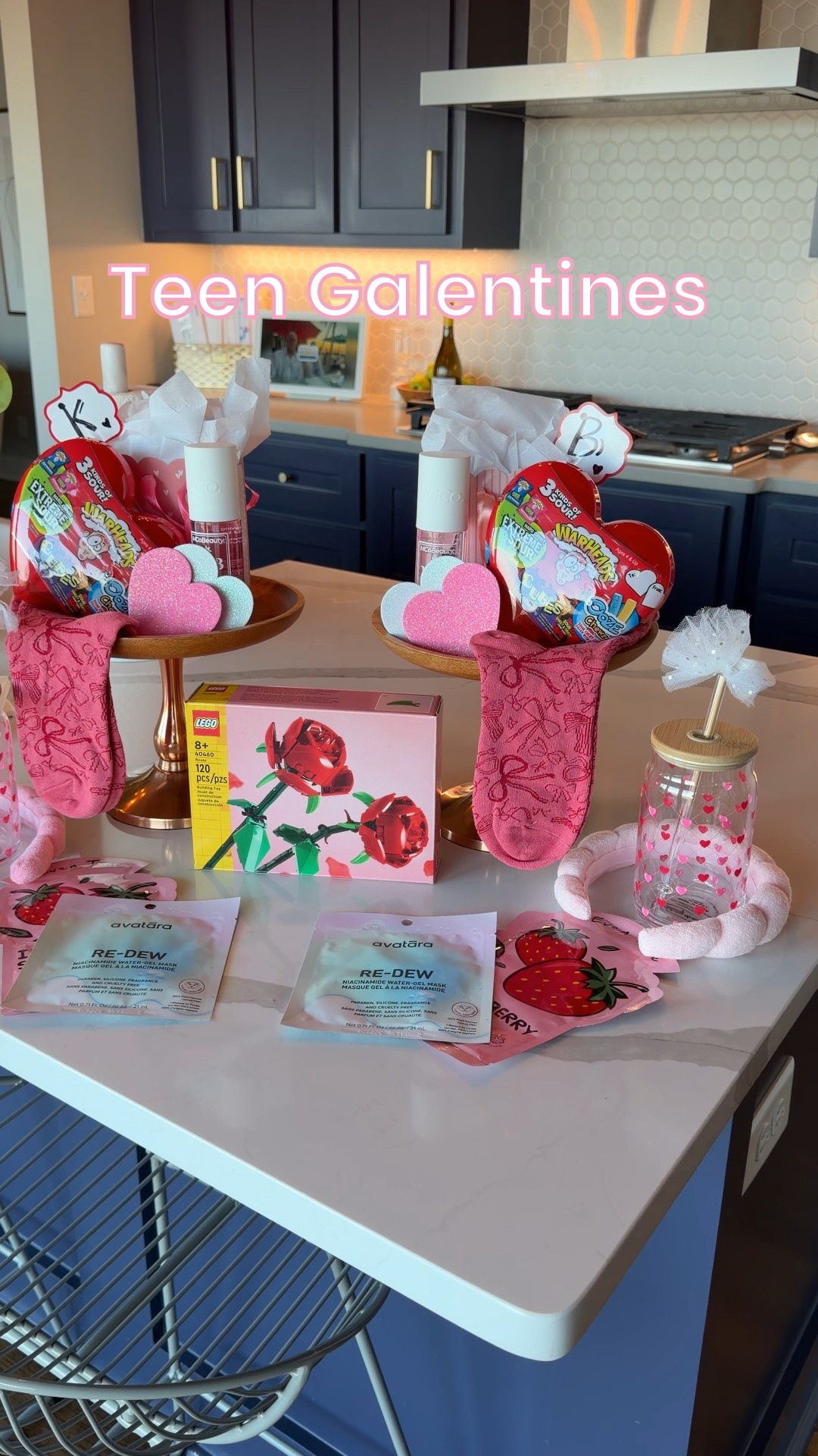 Everything your teen daughter needs for a fun galentines night with friends. We went with a spa theme, complete with face masks, lips masks, valentines socks, etc. 

#LTKHome #LTKmomlife #LTKValentine