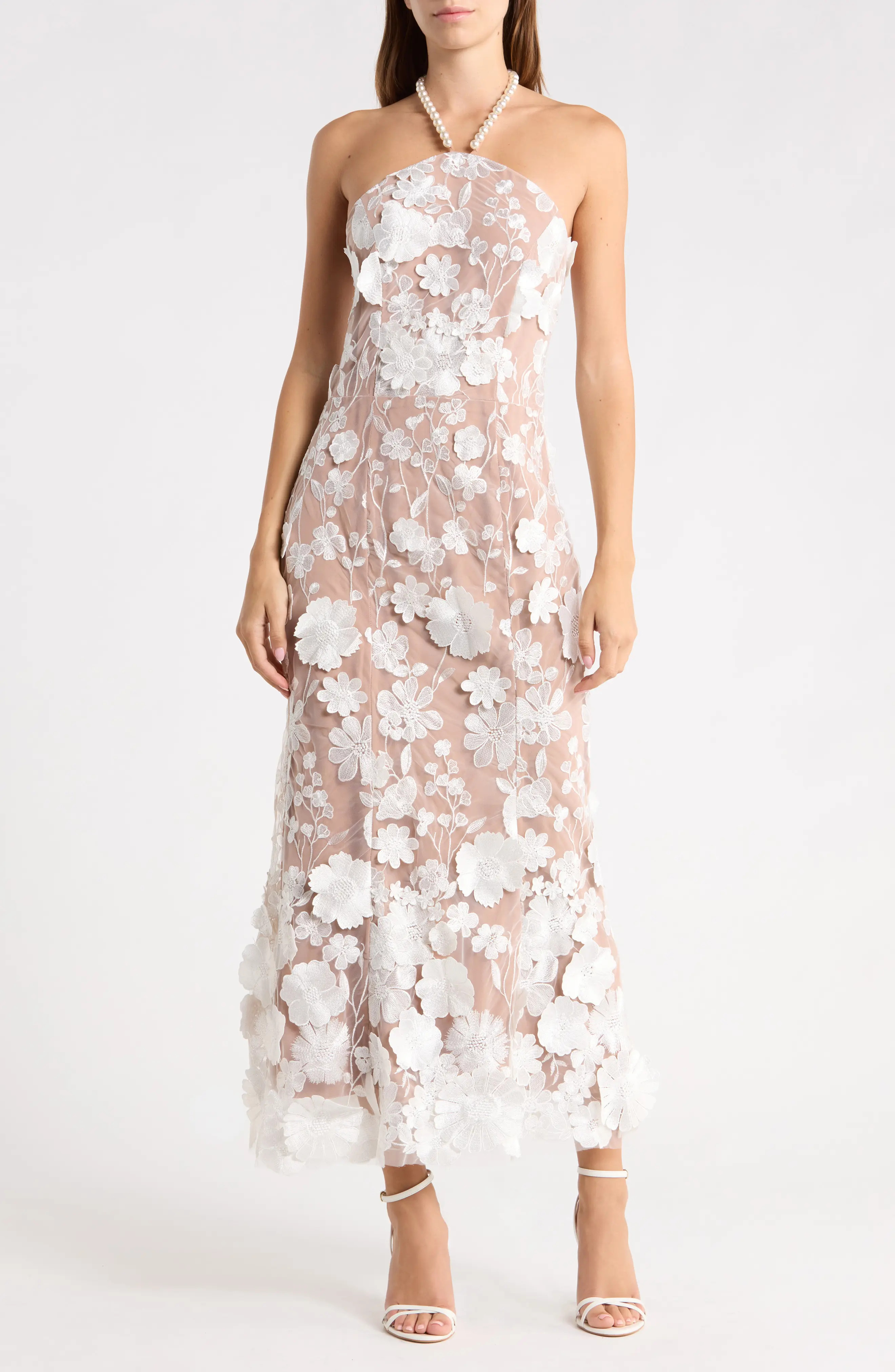 Elliatt Jules Halter Dress in White at Nordstrom Rack, Size Small | Nordstrom Rack