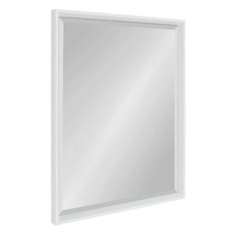 24" x 30" Calter Framed Wall Mirror White - Kate and Laurel | Target