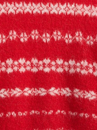 Fuzzy Oversized Crewneck Sweater | Gap (US)