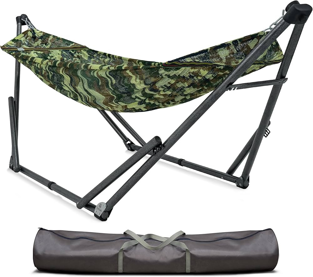Tranquillo Uniki 550 lbs Capacity Hammock 3-Year Warranty Hammock Stand, Revolutionary 30s Foldin... | Amazon (US)