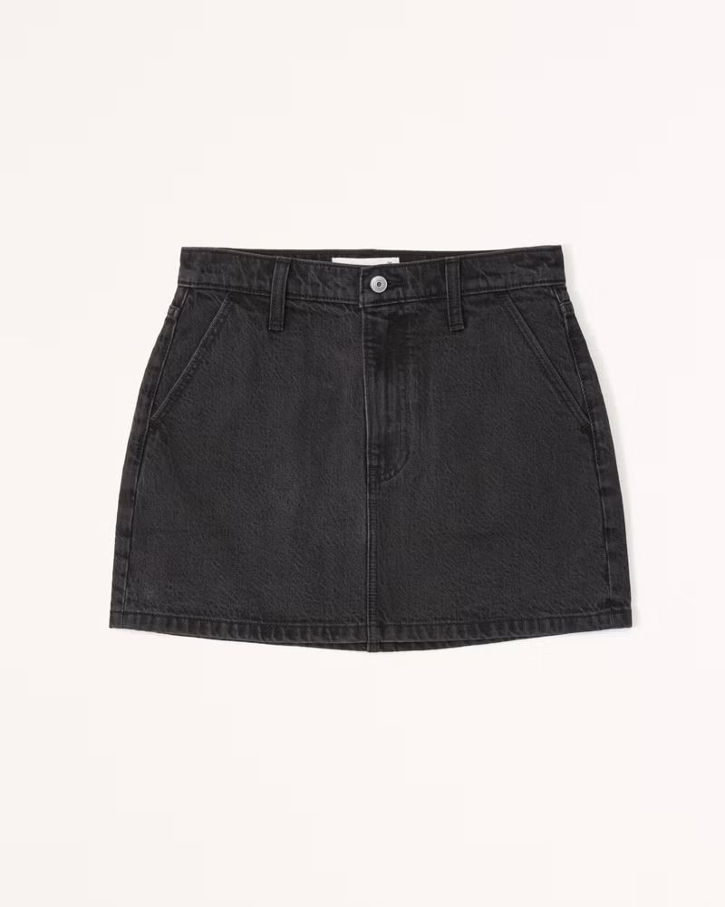 Women's Denim Mini Skirt | Women's New Arrivals | Abercrombie.com | Abercrombie & Fitch (US)