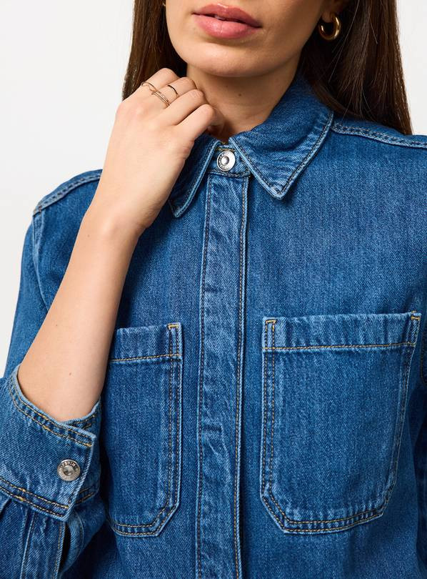 Mid Blue Denim Co-ord Shirt 16 | Tu Clothing