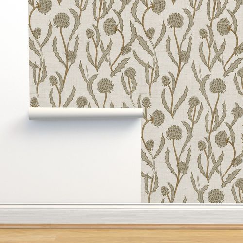 THISTLE Wallpaper byholli_zollinger | Spoonflower