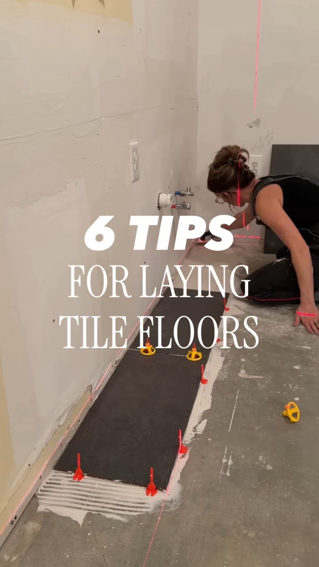Laying tile flooring can seem intimidating, but I promise it’s easier than you think! 

This was my first time laying tile flooring too and TBH I was nervous, but then I thought “what’s the worst that could happen!?” 🤷🏼‍♀️ 

Follow along @comestayawhile and I’ll show you how to conquer DIY projects with no fear! You’ve got this! 

#diyhomeprojects #homeimprovement