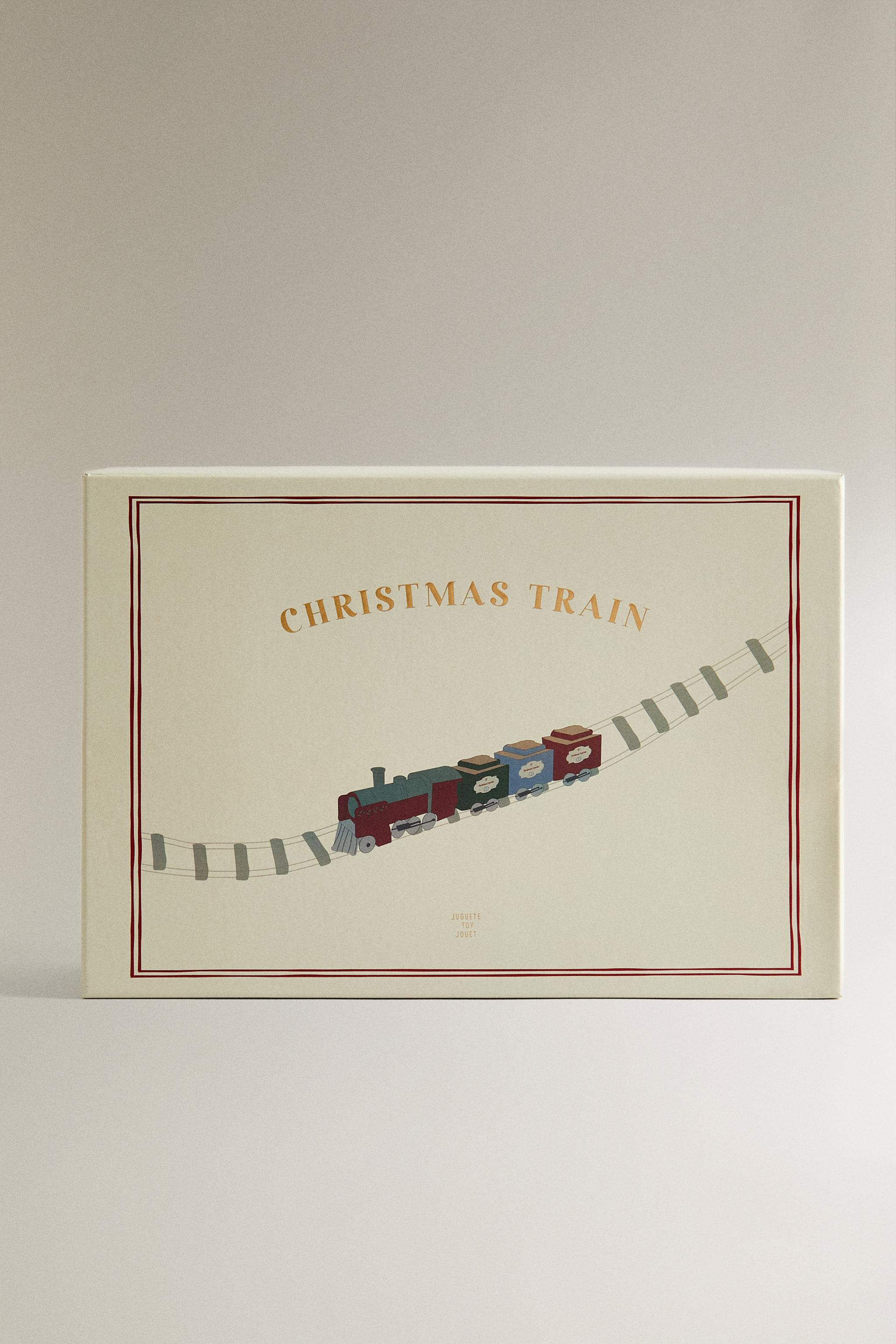 CHILDREN'S CHRISTMAS STEAM TRAIN TOY SET | Zara UK