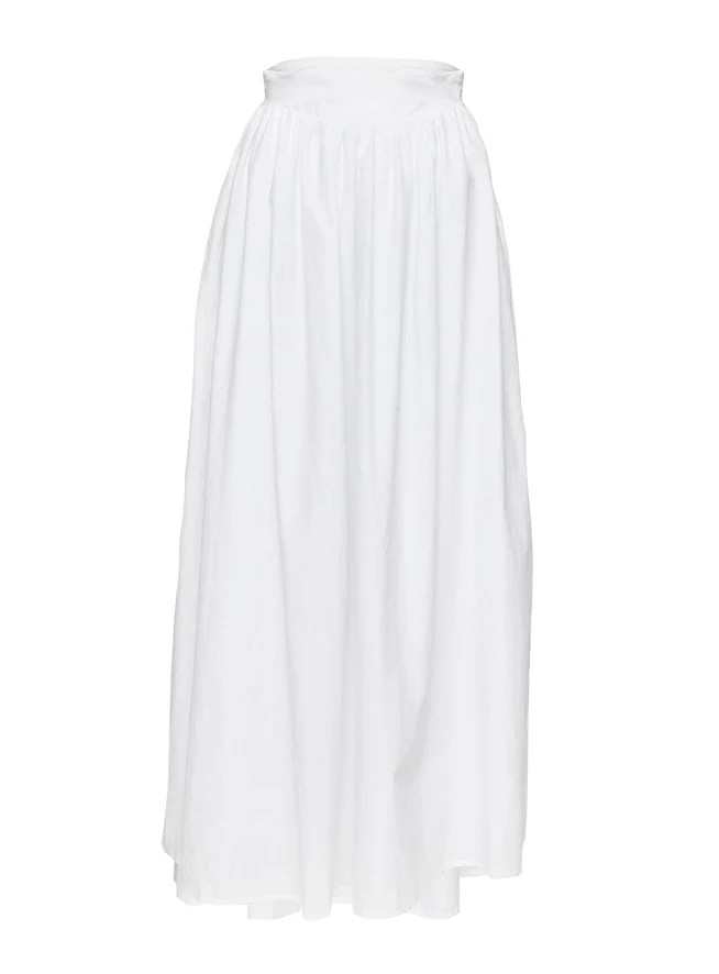 Valerio Maxi Skirt White | Princess Polly US