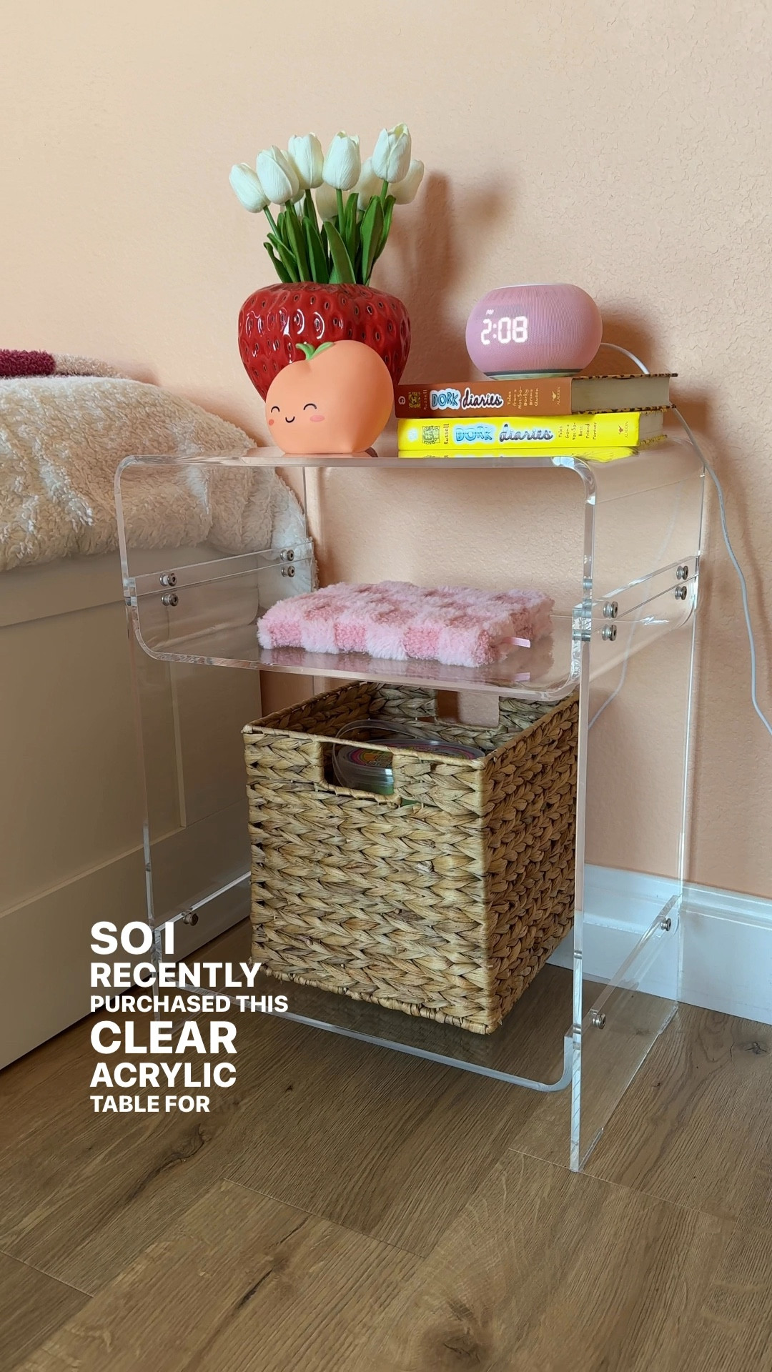 Cutest little side table for my daughters room, also a record player table and comes in a bunch of different colors! 

#LTKHome