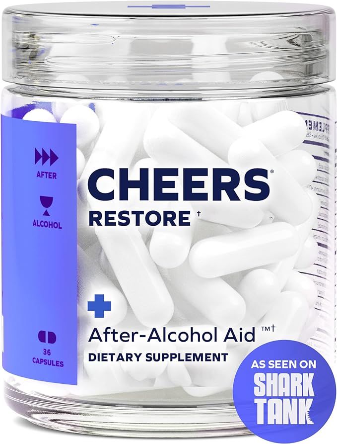 Cheers Restore | Supplement with DHM + L-Cysteine | Feel Better After Drinking & Support Your Liv... | Amazon (US)