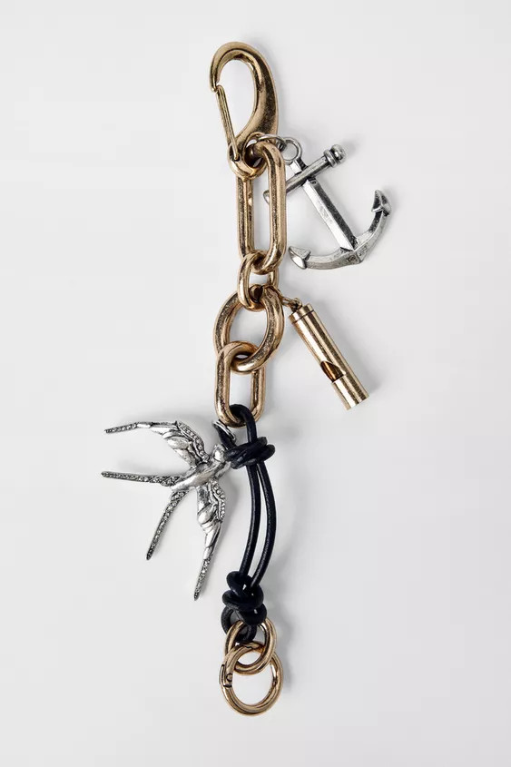 MULTI-POSITION COMBINED KEYRING WITH CHARMS KATE MOSS X ZARA | Zara DE