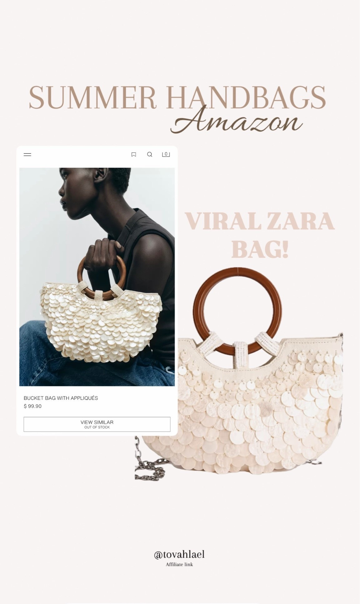 Sold out viral Zara bag lookalike! For half the price!!

#LTKcanada #LTKsummer #LTKbag