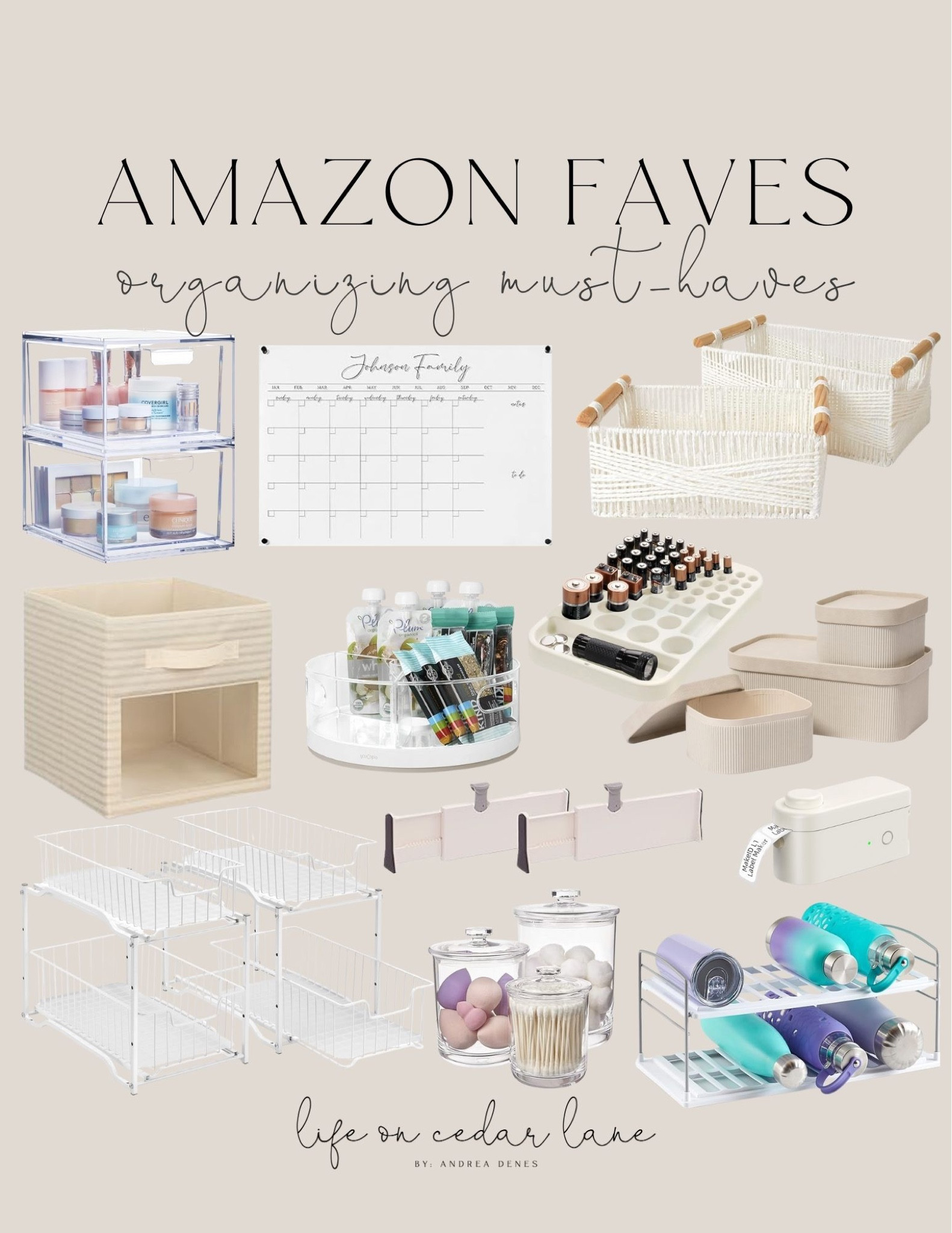 Amazon Faves - This round-up of organization faves has something for every room of your house from kitchens and pantries to bathrooms and closets! #organization #pantryorganization #closetorganization

#LTKhome