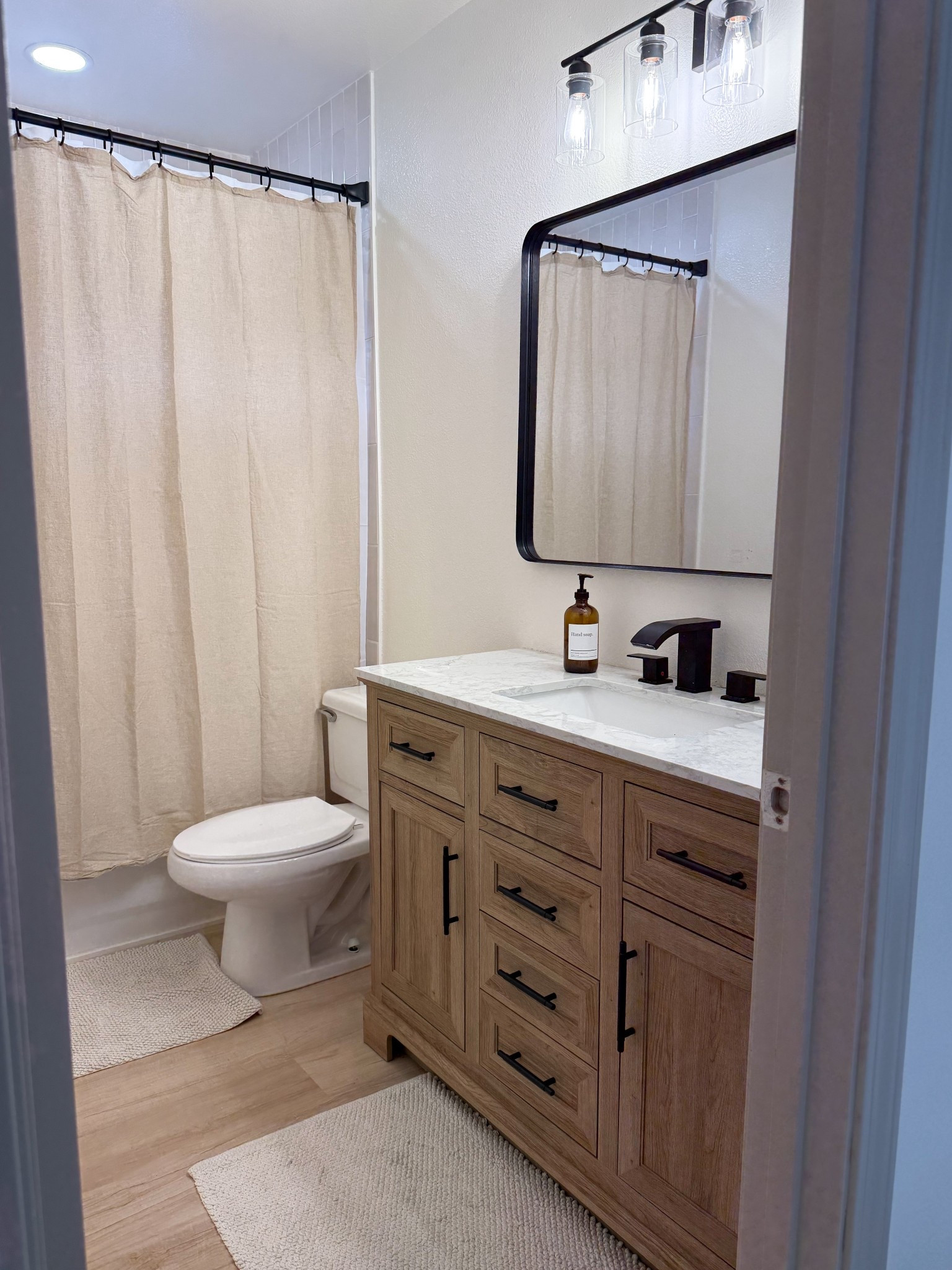 Bathroom finds. 
Shower curtain. 
Shower mat. 
Home depot finds. 
Etsy. 
Target 
Mirror. 

#LTKHome #LTKFindsUnder50 #LTKSaleAlert