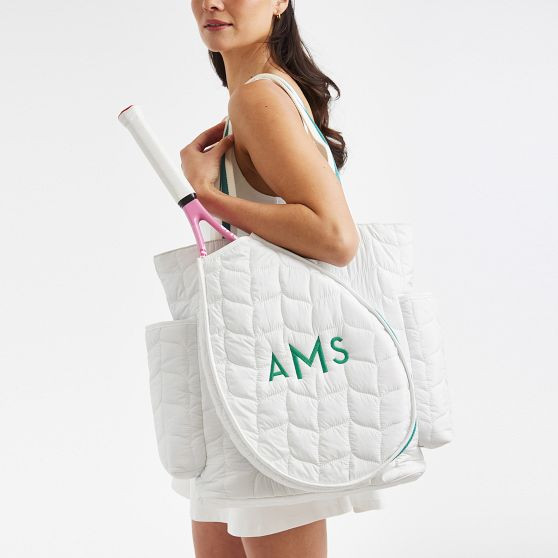 Lightweight Puffer Tennis Tote | Mark and Graham