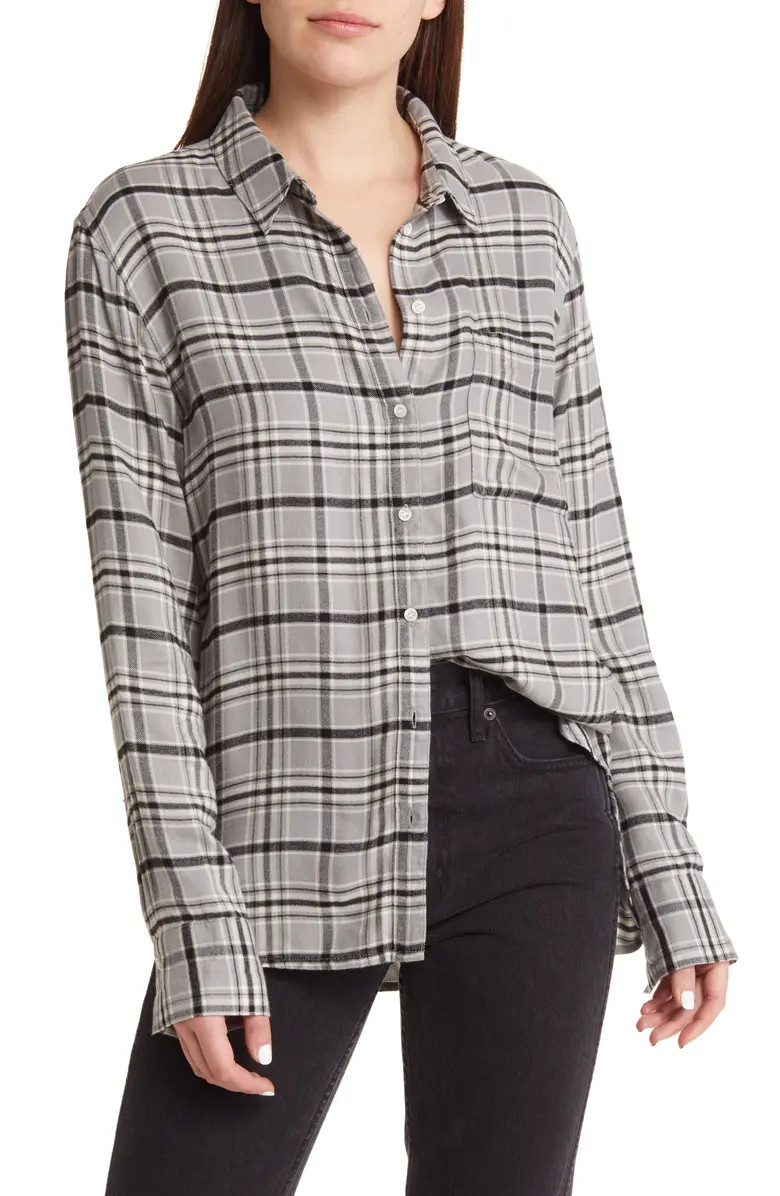 Plaid Boyfriend Shirt | Nordstrom