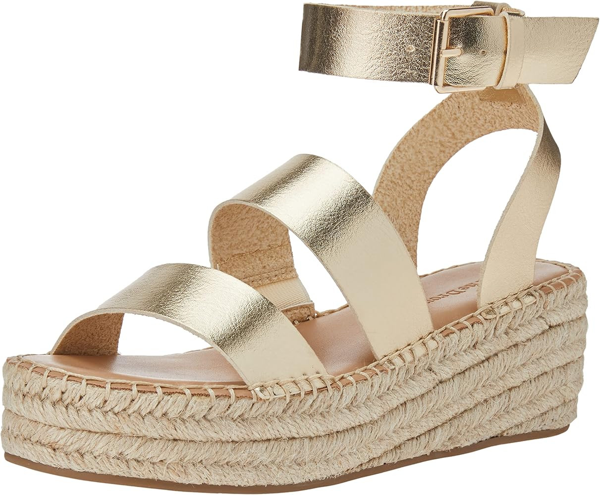 Amazon.com: The Drop Women's Listilla Espadrille Wedge Sandal, Gold, 7.5 : Clothing, Shoes & Jewe... | Amazon (US)