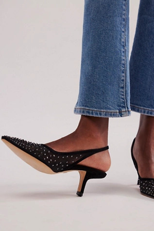 Bianca Mesh Sling Heels | Free People (Global - UK&FR Excluded)