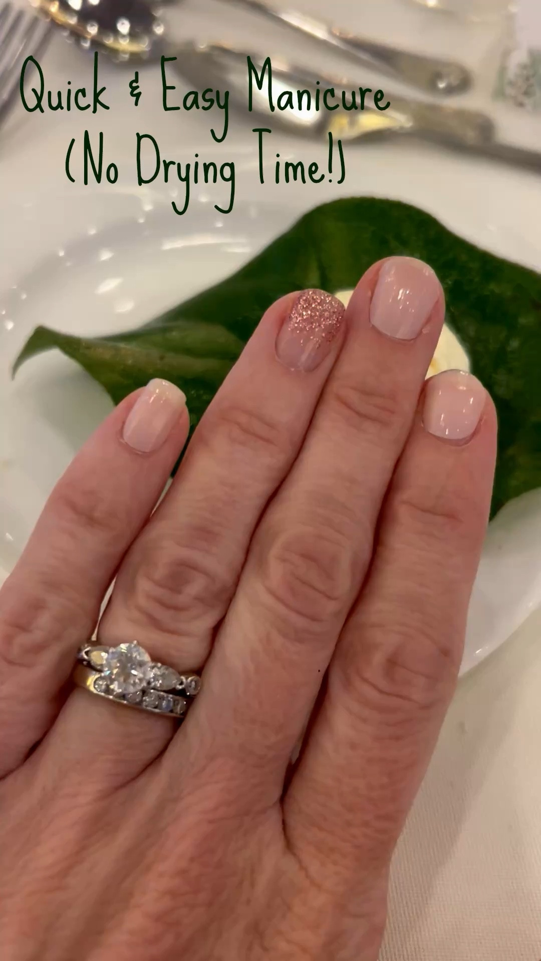 Quick, easy, and ZERO drying time required! 

I’m not a fan of wearing fake nails, so this manicure set by Dashing Diva was right up my alley. They’re nail stickers that adhere to your nails and mimic a professional manicure. I only had a few minutes left before heading to a wedding the other day, and was able to knock this out in 10 minutes. Lots of colors and patterns to choose from!

#LTKselfcare #LTKOver40 #LTKmomlife