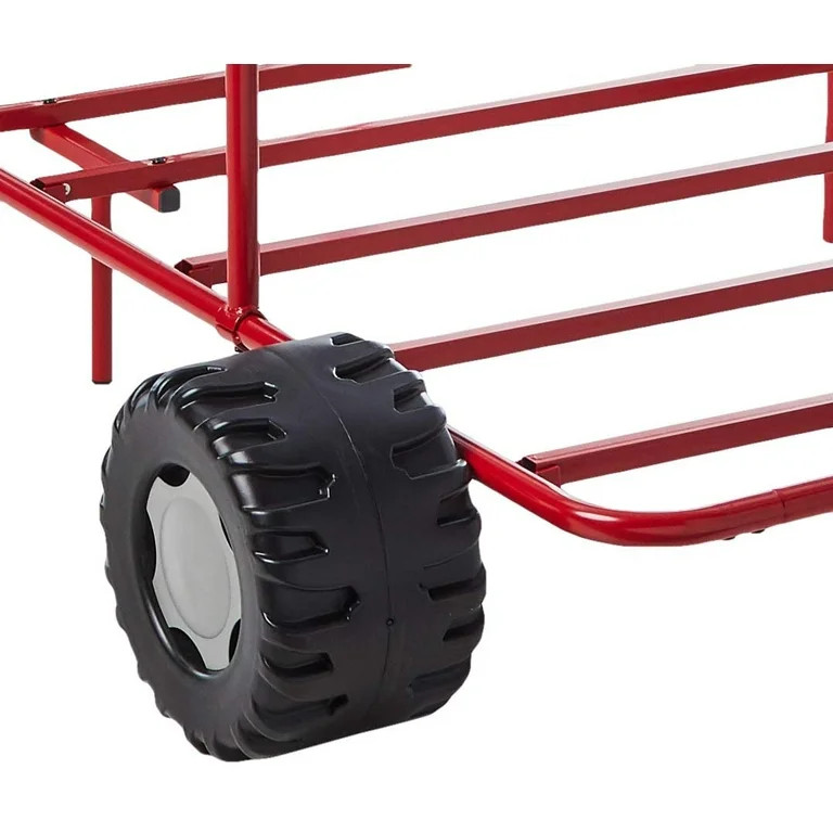 Acme Furniture Xander Go-Kart Metal Tube Car Bed, Twin, with Slat System, Multiple Finishes | Walmart (US)