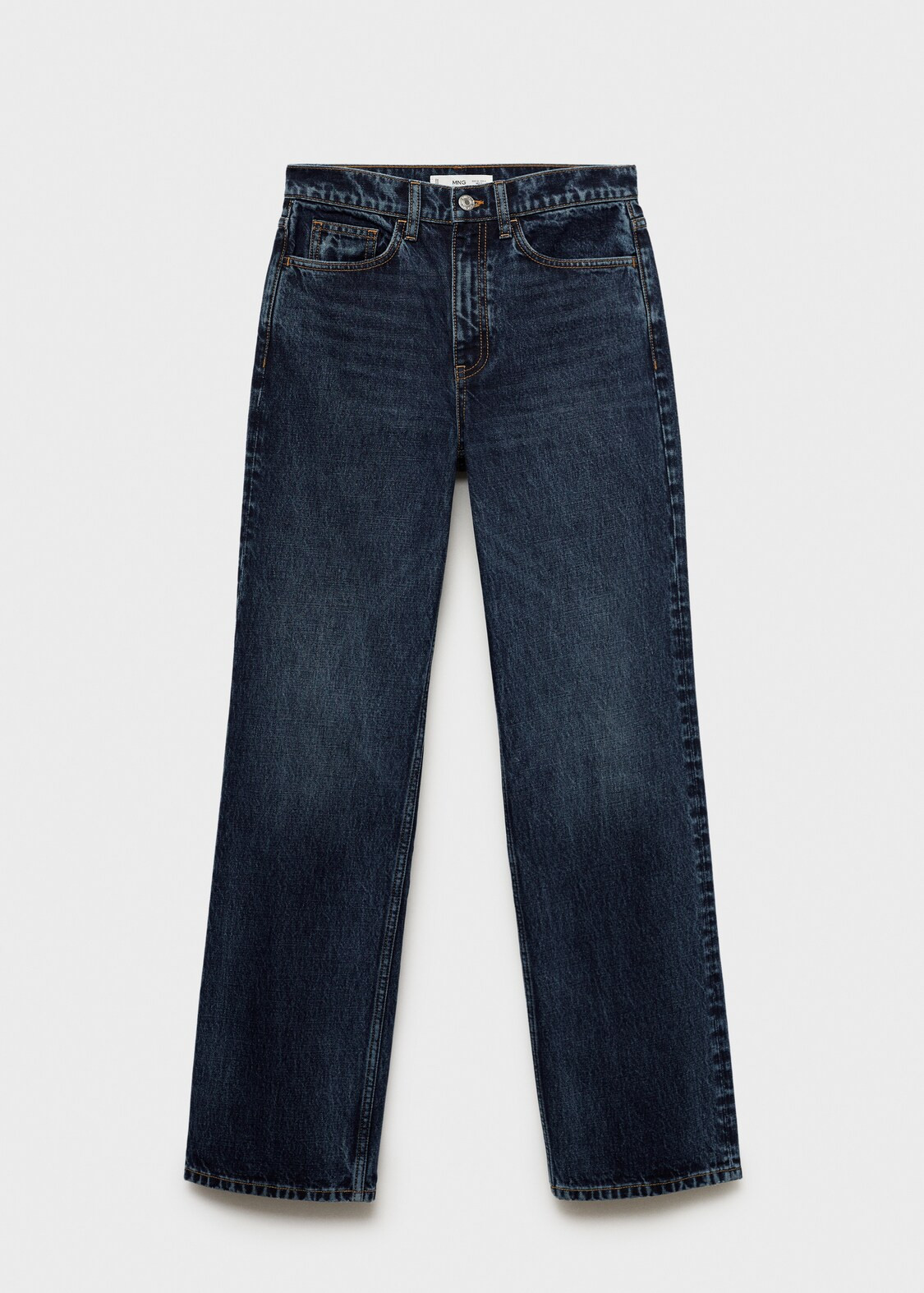 Cecilia straight-fit high-rise jeans | MANGO (UK)