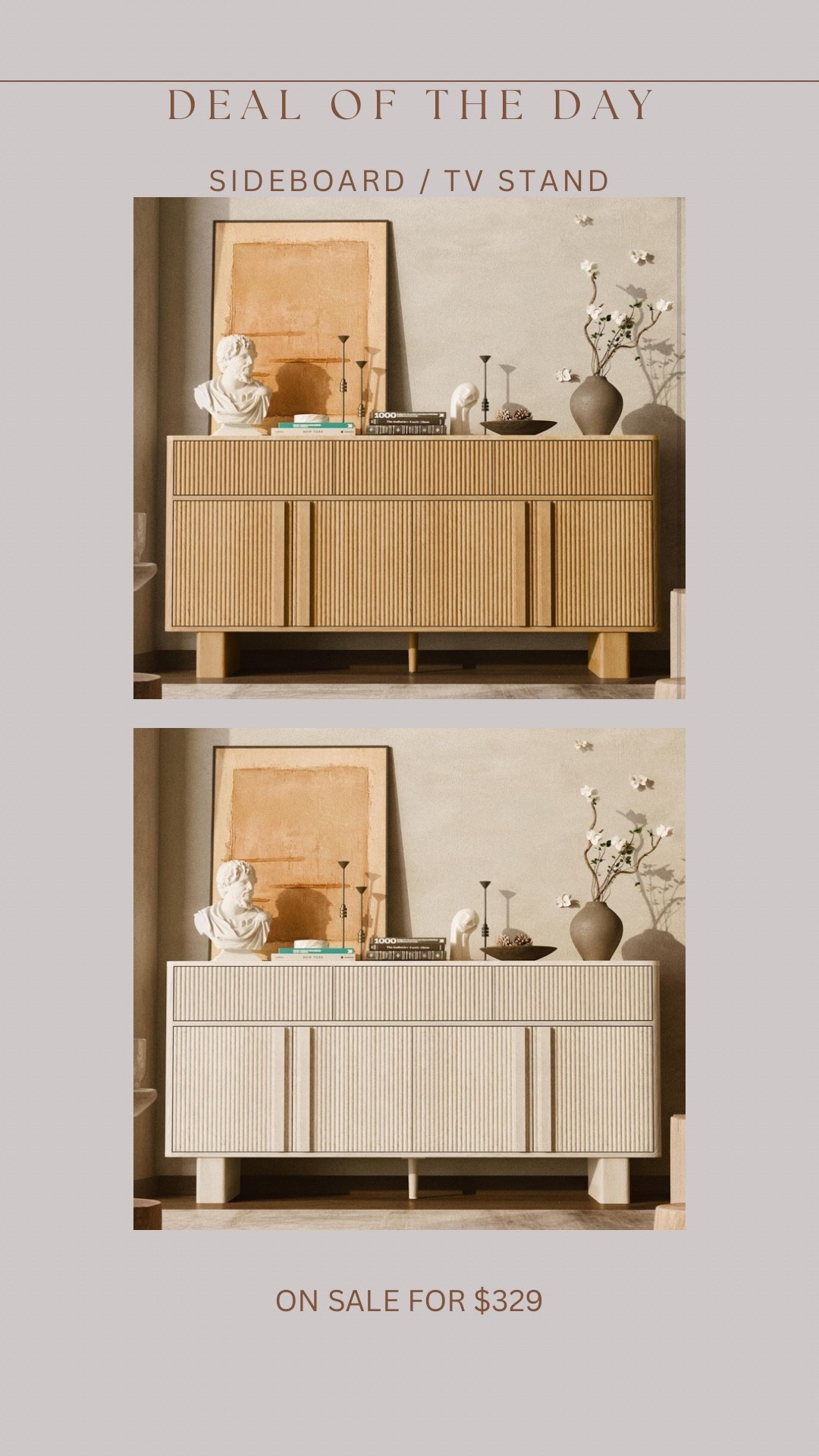 How gorgeous is this brand new Amazon sideboard!!!!! Has such a high end & unique look 😍😍

#LTKHome #LTKSaleAlert #LTKStyleTip