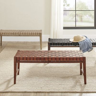 Augusto Woven Bench | Grandin Road