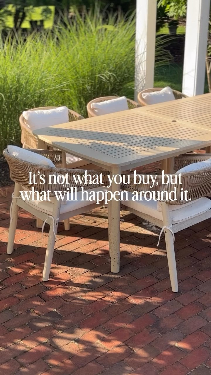 One of my favorite parts of summer is gathering around the table with the people I love most. 🤍

Our beautiful new dining set finally arrived, and I love that it perfectly coordinates with our other outdoor set. It makes the entire patio feel so cohesive and inviting.

Now all that’s left is filling these seats with family dinners, late-night conversations, backyard celebrations, and all the little moments in between. 🤍

If you’re looking to refresh your outdoor space, this set is even more beautiful in person. Here is the link - https://jardina.com/?sca_ref=11423622.urPFgyRckXSBZT

✨! Code: JARDINA10SAH for 10% off!! Linked similar ones below!

#Jardina #OutdoorLiving #PatioInspiration #BackyardGoals #OutdoorDining SaltAndHomeo

#LTKSeasonal #LTKHome