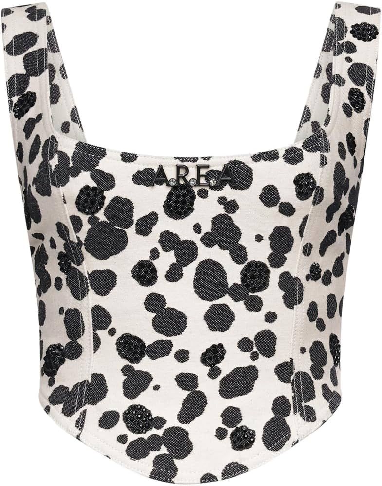 Amazon.com: Dalmatian Denim Corset Top, 4, Black / Off White : Luxury Stores | Amazon (US)