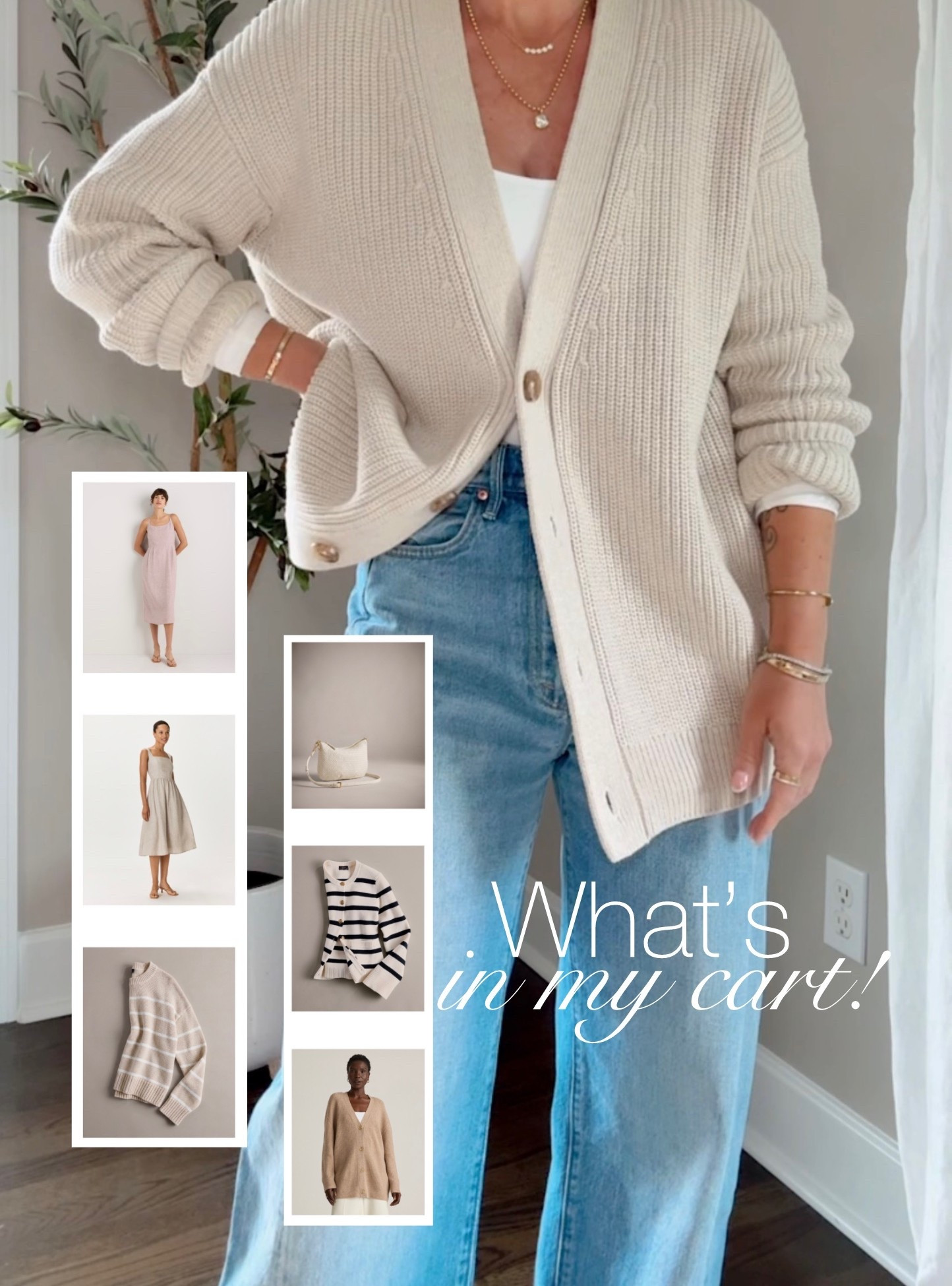 Why’s in my cart 🛒 
I ordered all XS / the cardigan I’m wearing in this screenshot is a Small 💗

#LTKPetite #LTKootd #LTKOver40